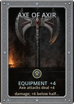 Axe of Axir card