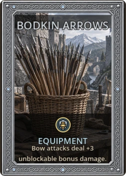 Bodkin Arrows card