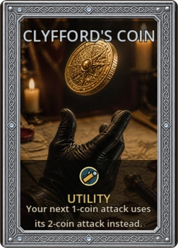 Clyfford's Coin card