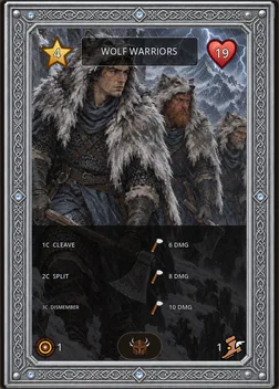 Wolf Warriors card