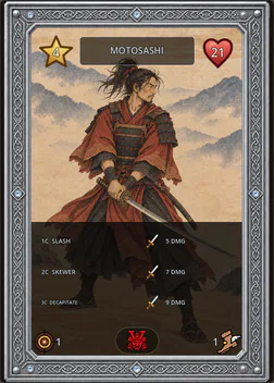 Motosashi card