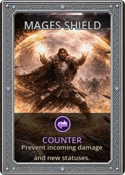 Mages Shield card