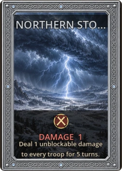 Northern Storm card