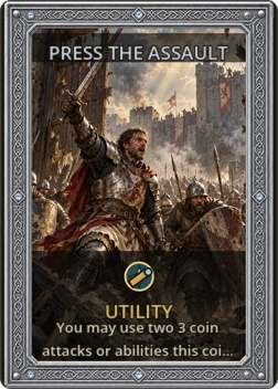 Press the Assault card