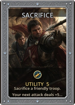 Sacrifice card