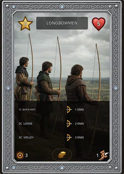 Longbowmen card