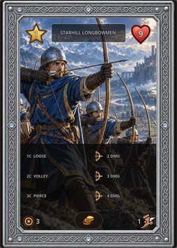 Starhill Longbowmen card