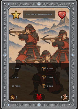 Southern Crossbowmen card
