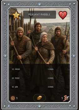 Peasant Rabble card