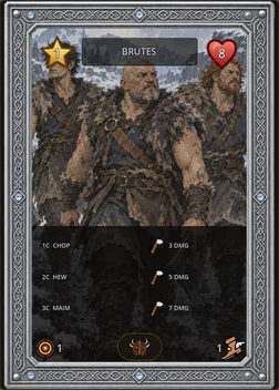 Brutes card