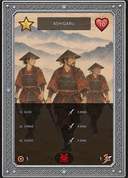 Ashigaru card