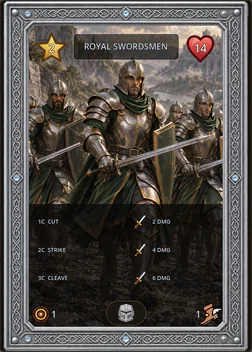 Royal Swordsmen card
