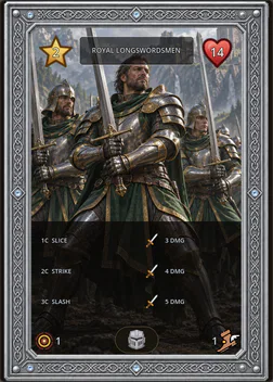 Royal Longswordsmen card
