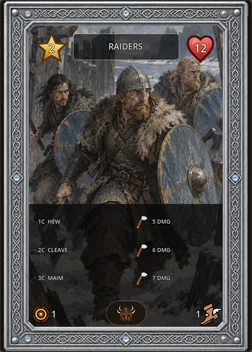 Raiders card
