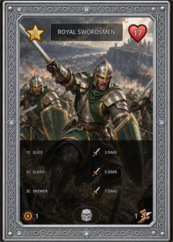 Royal Swordsmen card