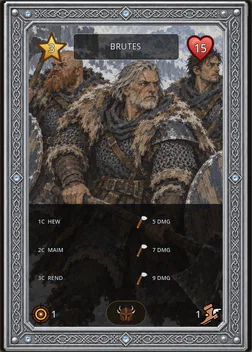 Brutes card