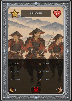Ashigaru card