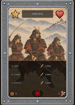 Samurai card