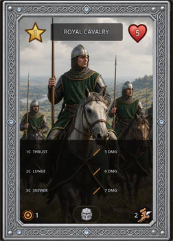 Royal Cavalry card