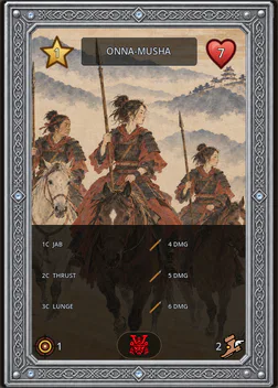 Onna-Musha card