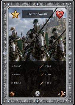 Royal Cavalry card