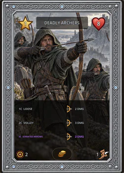Deadly Archers card