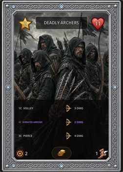 Deadly Archers card
