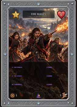 Fire Mages card