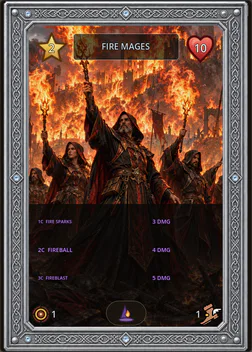 Fire Mages card