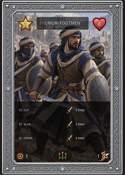 Umuri Footmen card