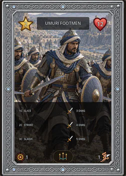 Umuri Footmen card
