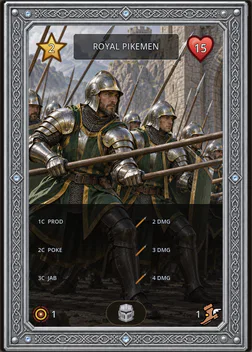 Royal Pikemen card